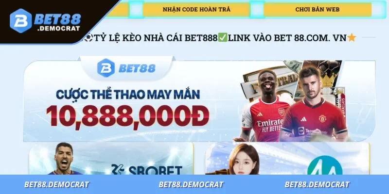 BET88 - CỔNG GAME ĐỔI THƯỞNG UY TÍN HÀNG ĐẦU 1 BET88 tạo dấu ấn mạnh mẽ với thương hiệu lâu năm uy tín